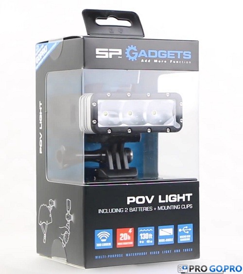 Светодиодный фонарь SP POV LIGHT для GoPro