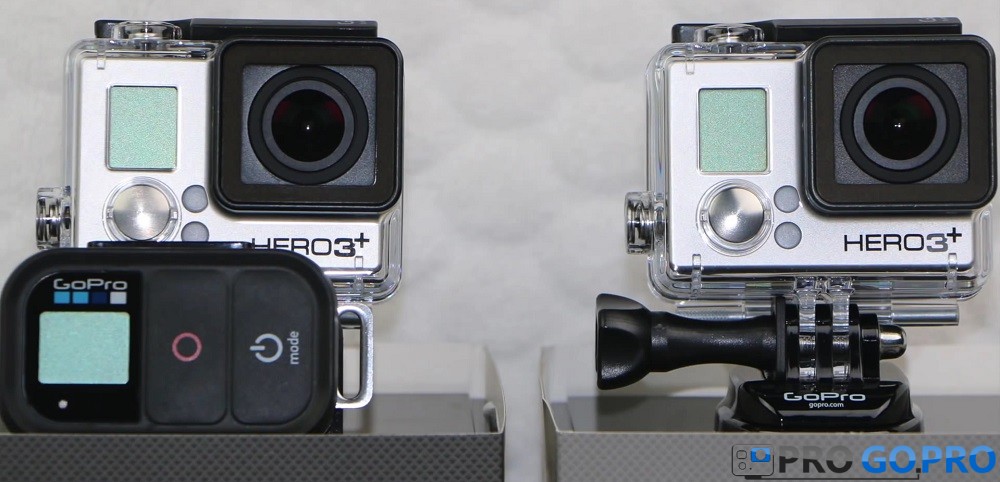 Сравнение GoPro Hero3+ Silver Edition и Hero3+ Black Edition