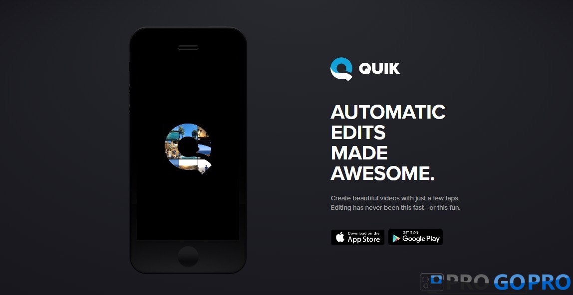 Quik™ - приложение для GoPro