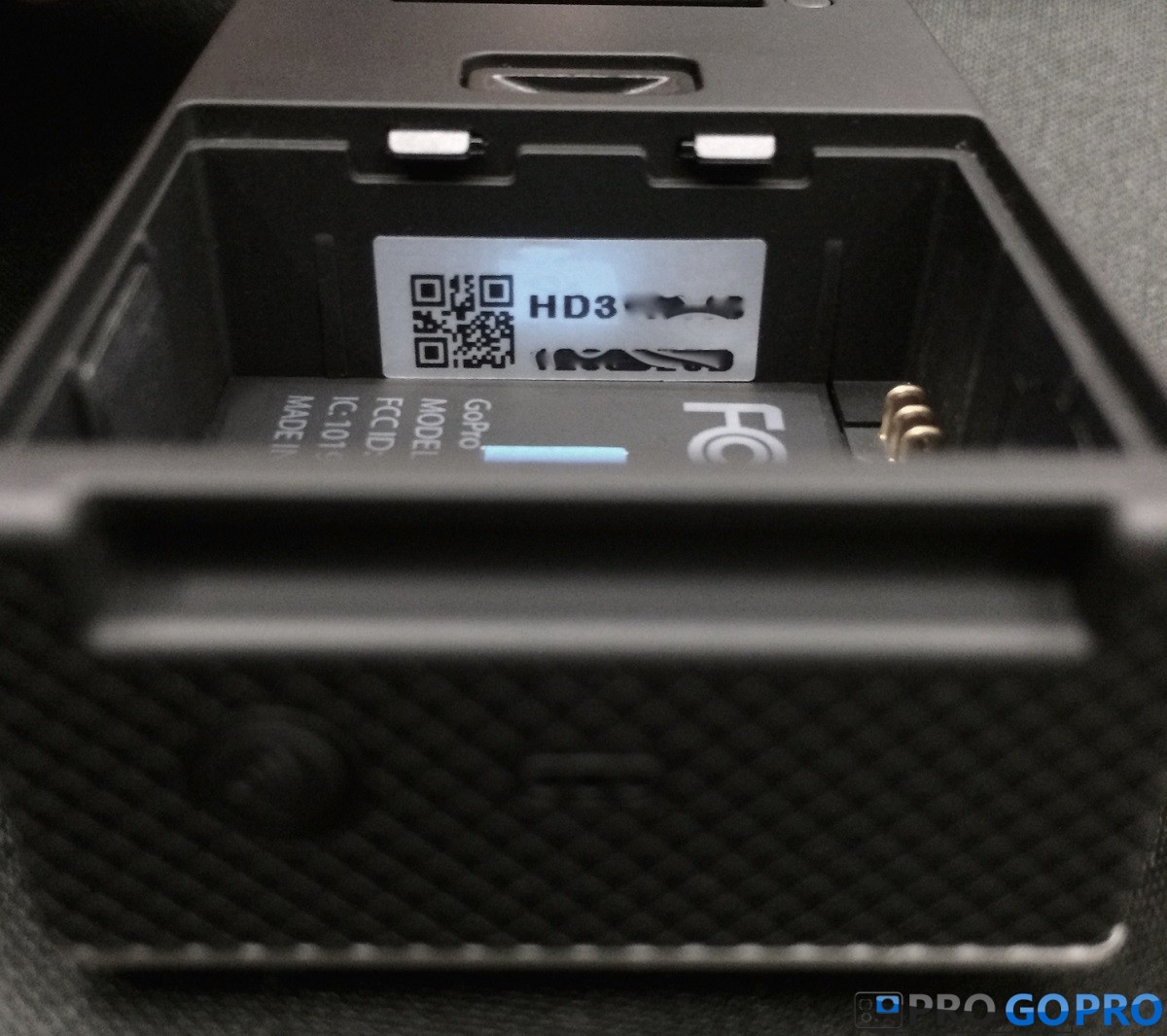 Серийный номер на камерах GoPro HERO3 всех моделей