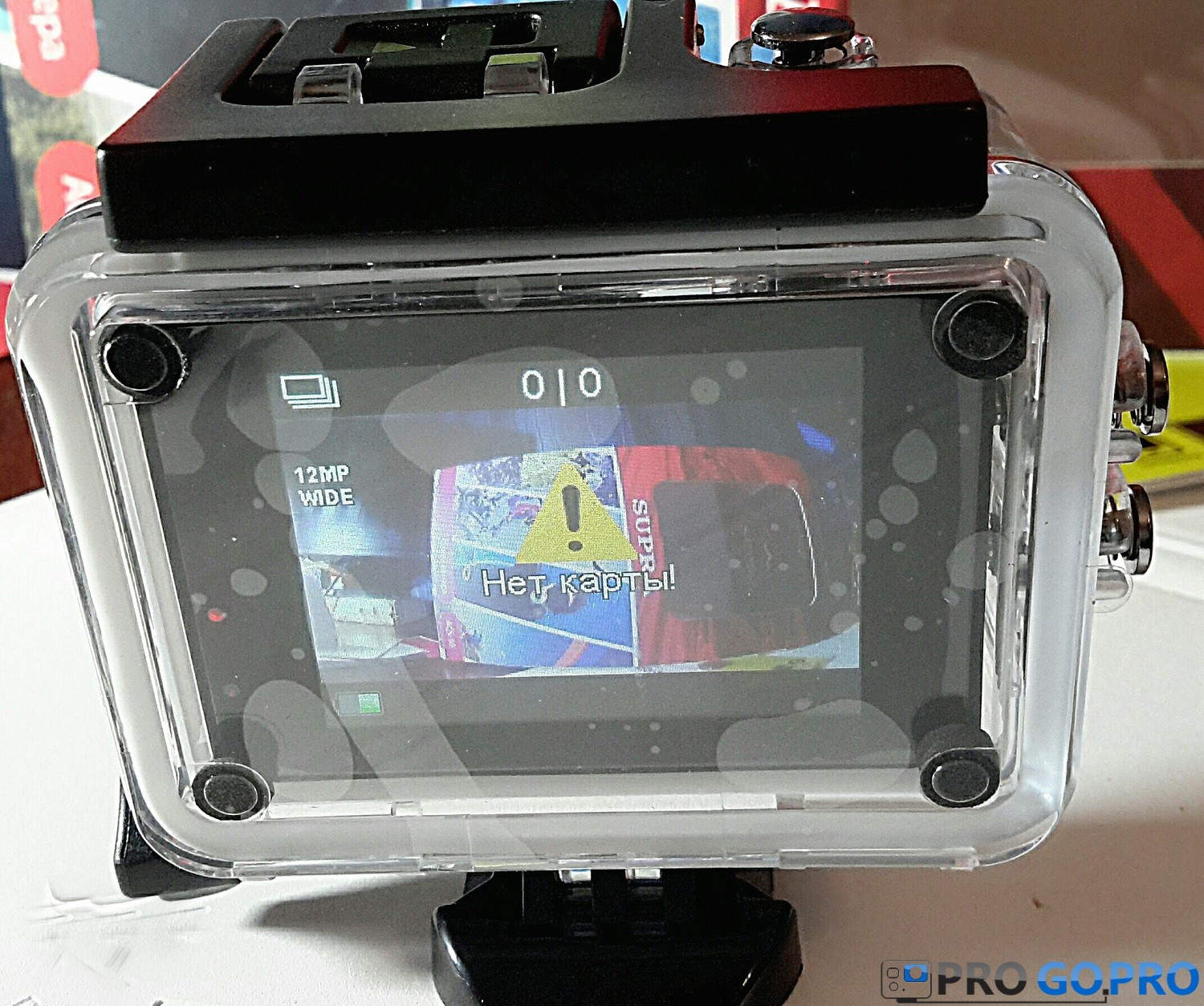 Отзыв об экшн-камере Supra ACS-10 экран